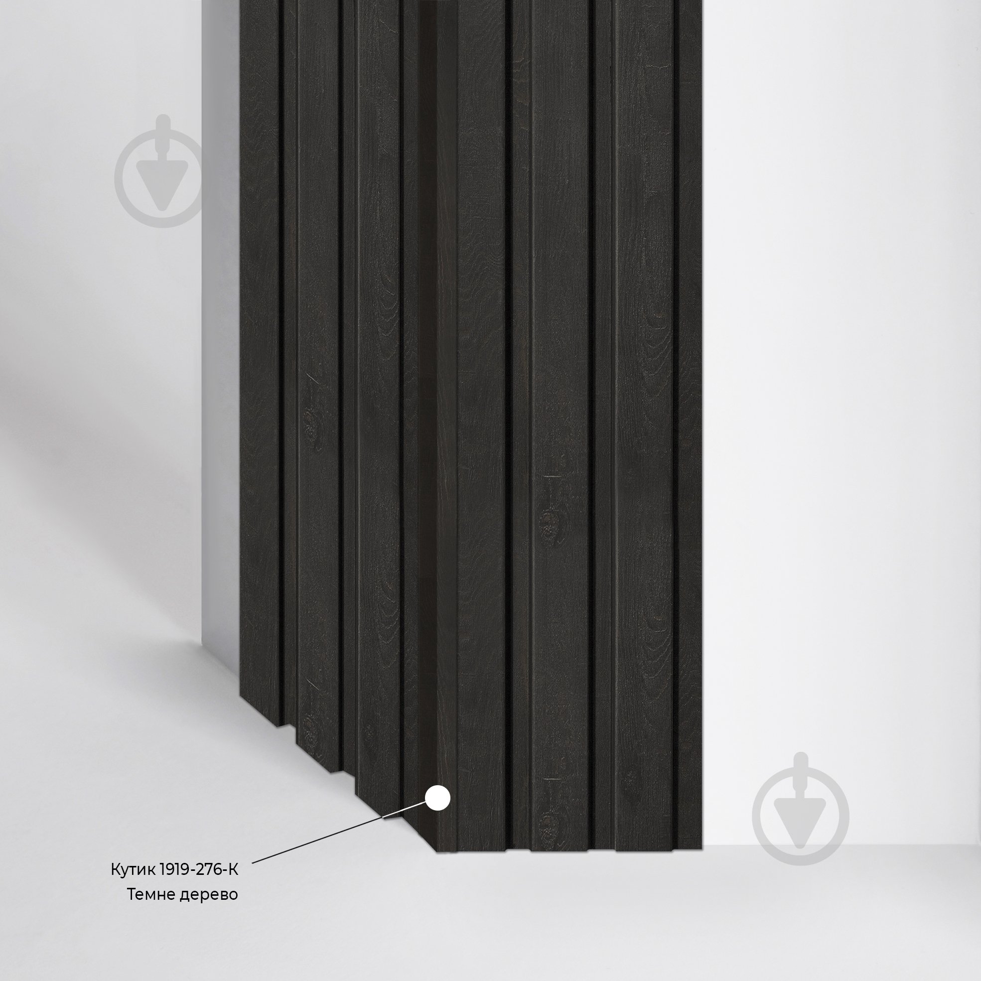 Уголок MARCO decor 1919-276-К темное дерево 19х19х2900 мм - фото 3