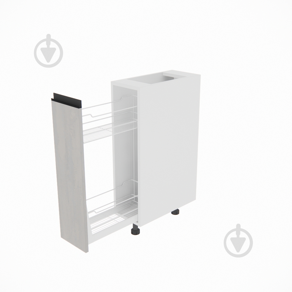 Тумба нижняя Софи (Н 20 Карго) шелковый камень/белый Світ Меблів - фото 2 Тумба нижняя Софи (Н 20 Карго) шелковый камень/белый Світ Меблів - фото 2