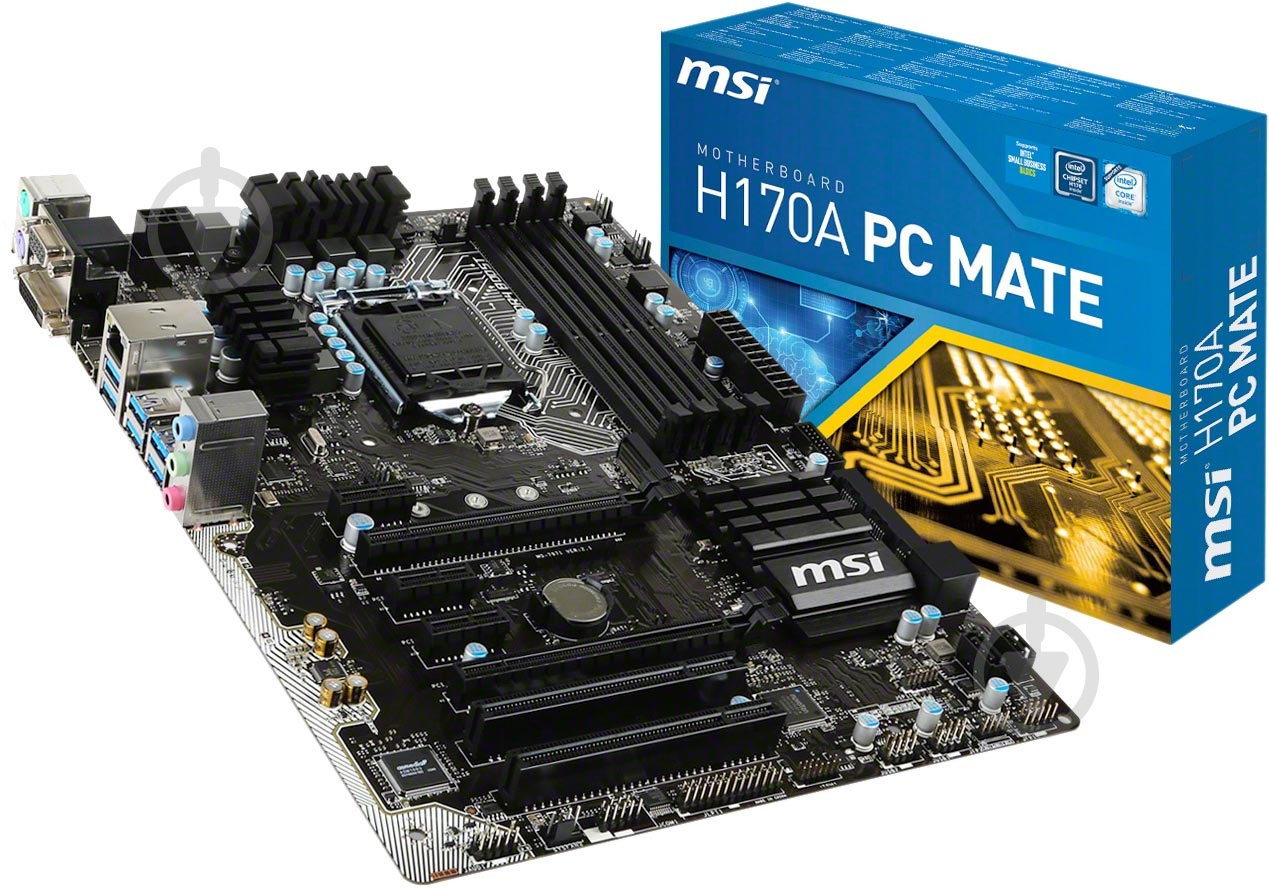 Материнская плата MSI H170A PC MATE (Socket 1151, Intel H170, ATX) - фото 5