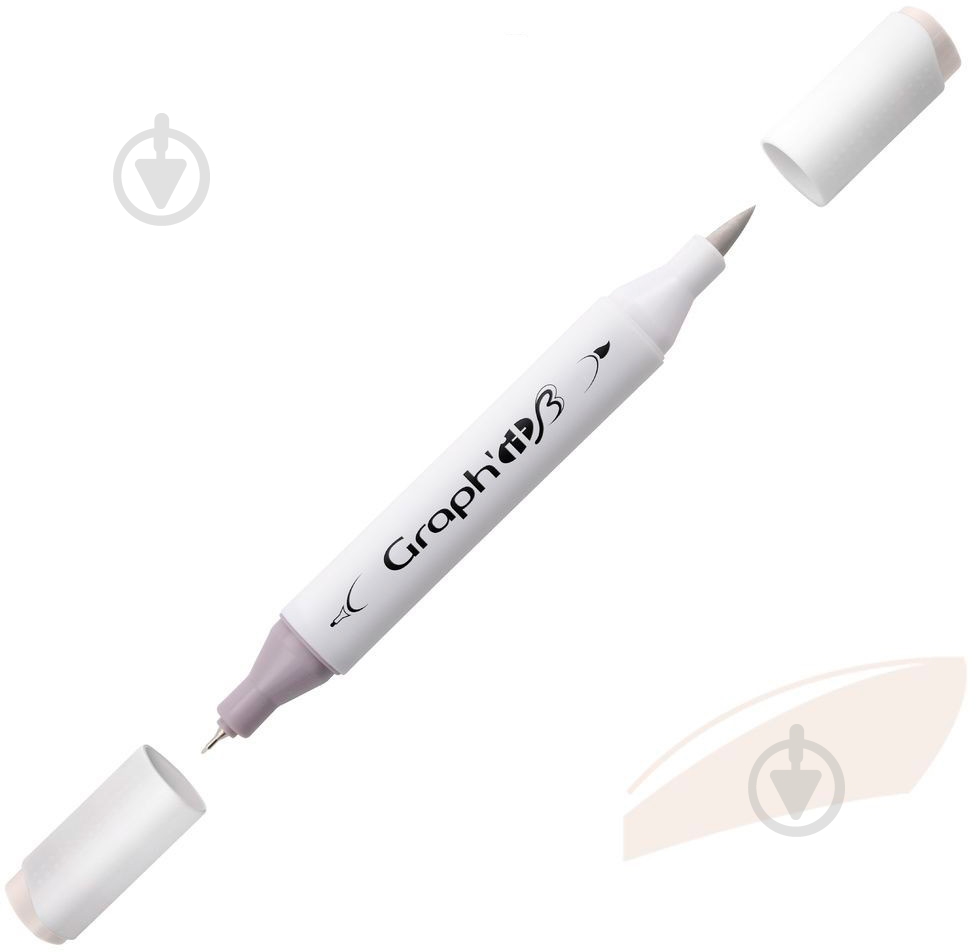 Маркер двусторонний Graph'it GI89400 тепло-серый 0 - фото 1 Маркер двусторонний Graph'it GI89400 тепло-серый 0 - фото 1