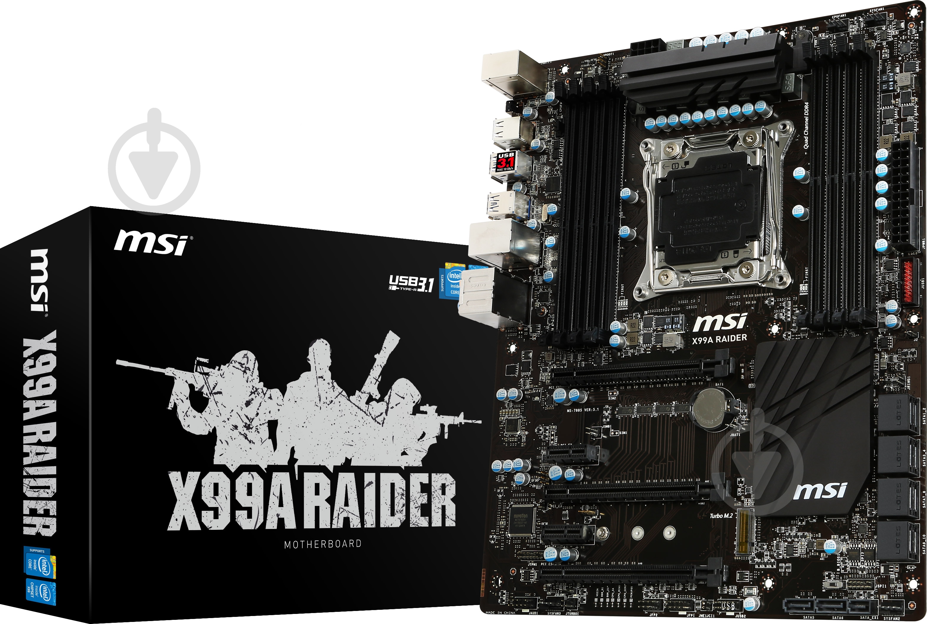 Материнская плата MSI X99A RAIDER (Socket 2011-3, Intel X99, ATX) - фото 6