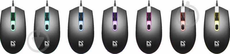 Миша Defender Dot MB-986 Black (52986) - фото 5