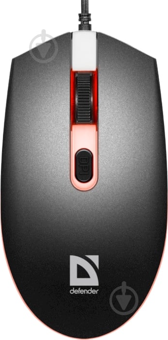 Миша Defender Dot MB-986 Black (52986) - фото 1