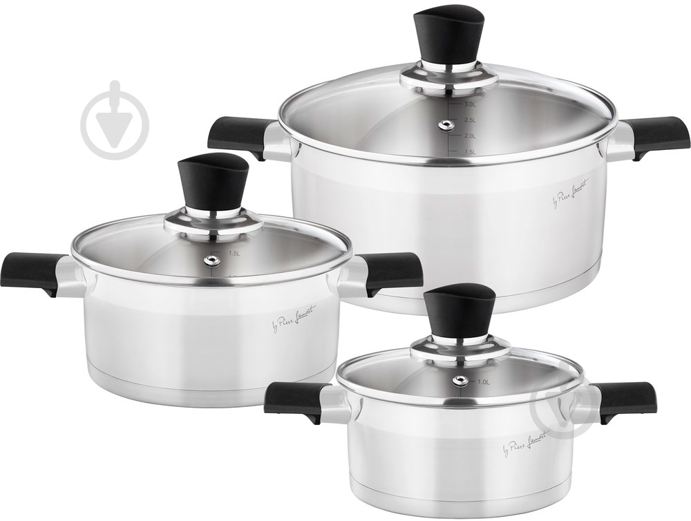 Набор кастрюль Lamart Cooky 6 предметов LT1109 - фото 1