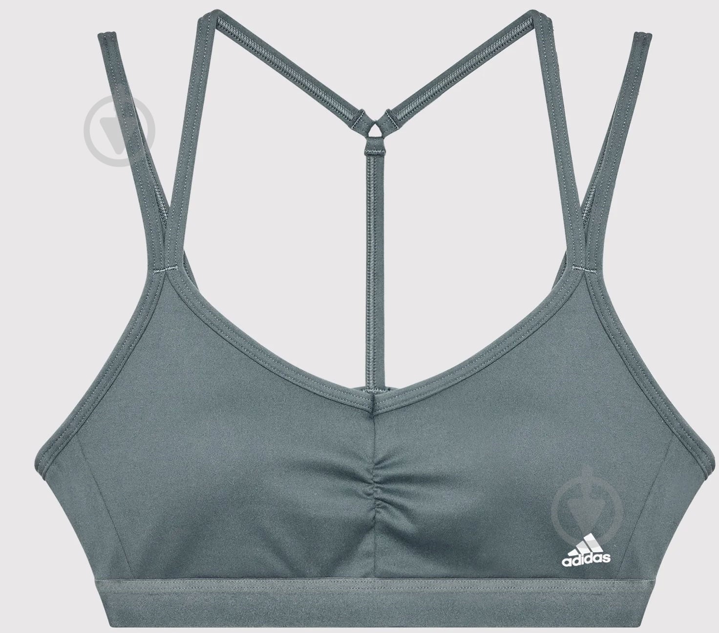 Бра Adidas Yoga Essentials Light-Support AC HG3645 р.L-D/DD серый - фото 5