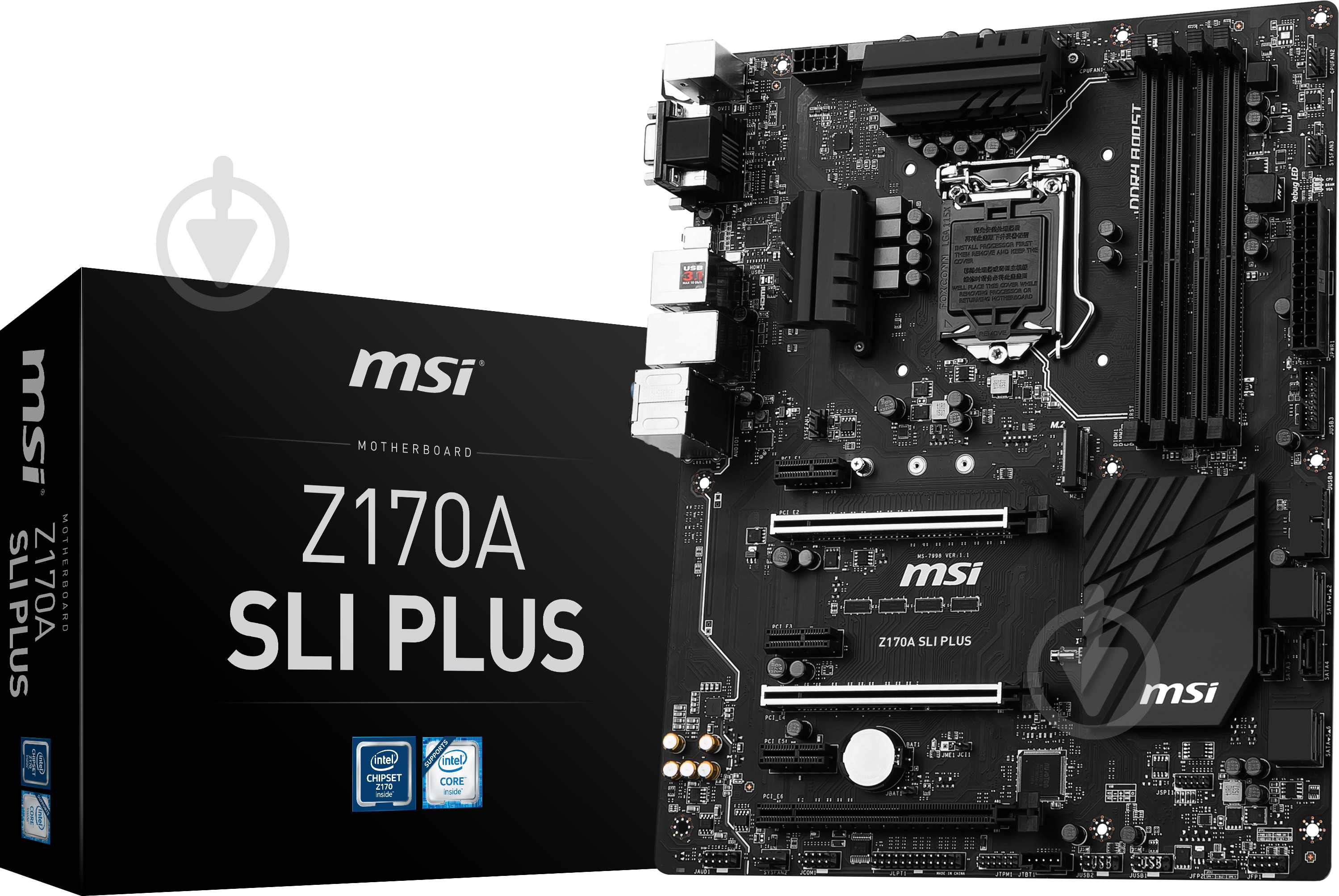 Материнская плата MSI Z170A SLI PLUS (Socket 1151, Intel Z170, ATX) - фото 6 Материнская плата MSI Z170A SLI PLUS (Socket 1151, Intel Z170, ATX) - фото 6