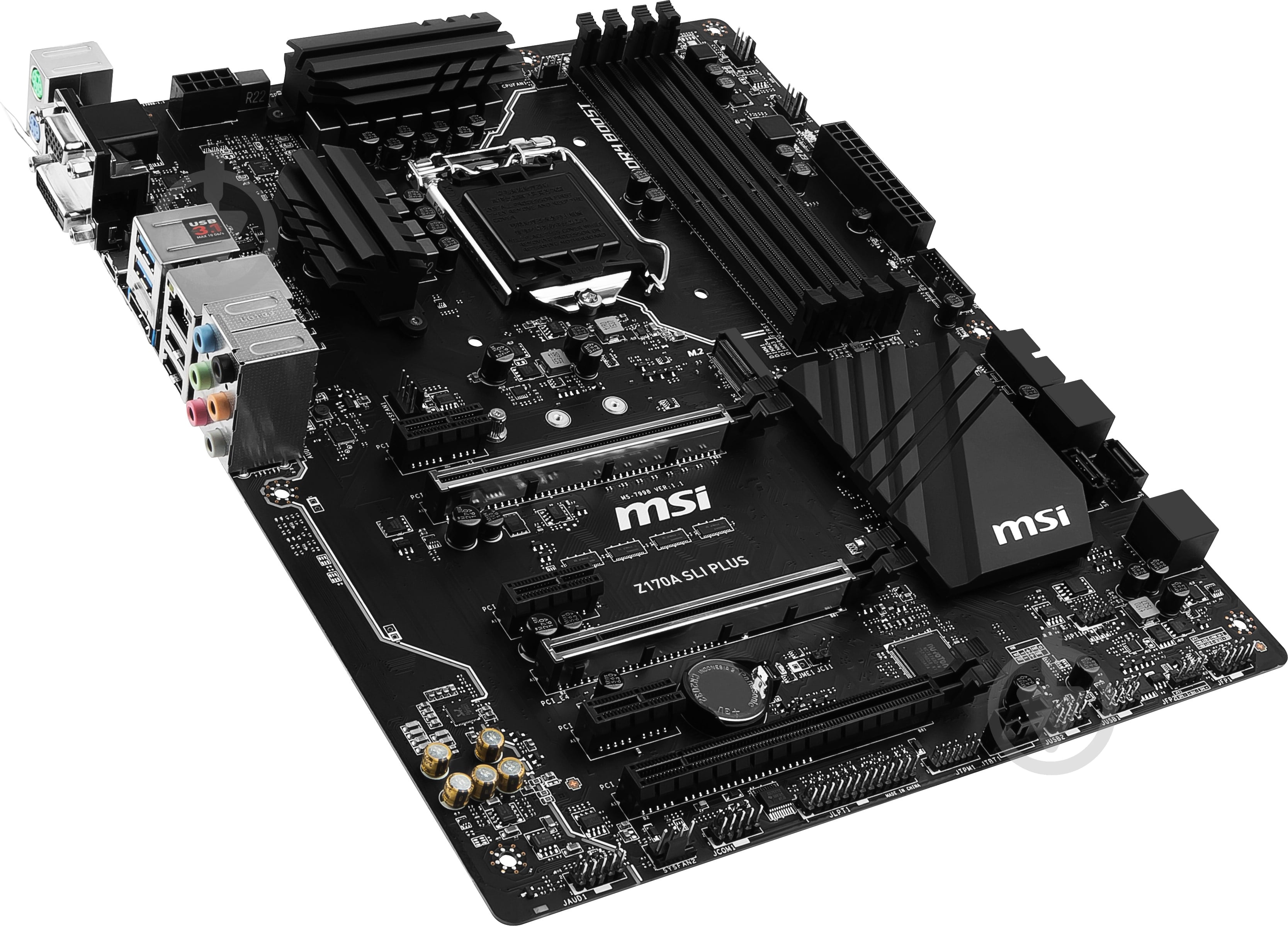 Материнская плата MSI Z170A SLI PLUS (Socket 1151, Intel Z170, ATX) - фото 2 Материнская плата MSI Z170A SLI PLUS (Socket 1151, Intel Z170, ATX) - фото 2