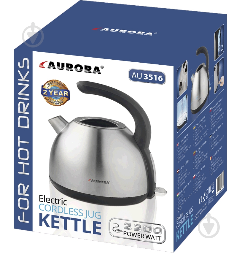 Электрочайник Aurora AU 3516 - фото 2 Электрочайник Aurora AU 3516 - фото 2