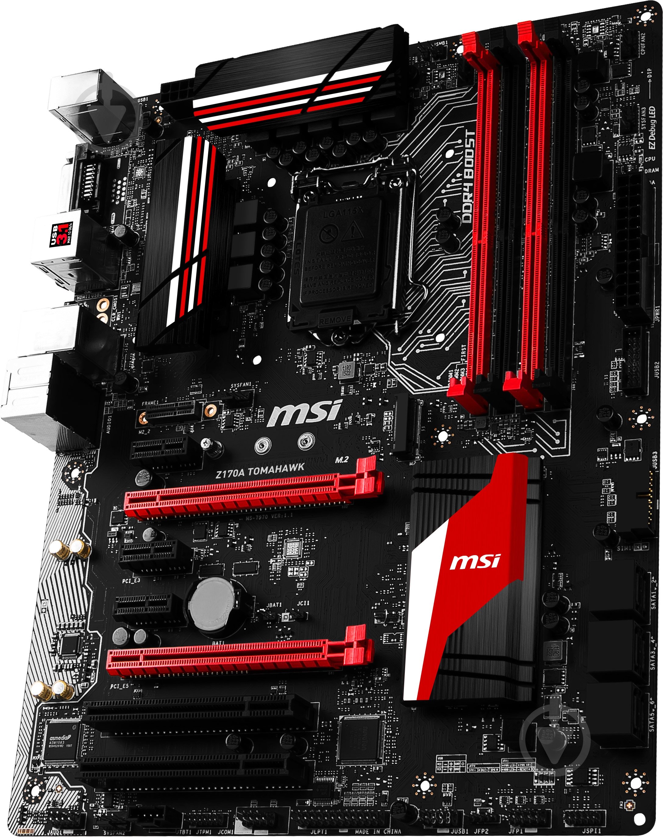 Материнская плата MSI Z170A TOMAHAWK (Socket 1151, Intel Z170, ATX) - фото 3