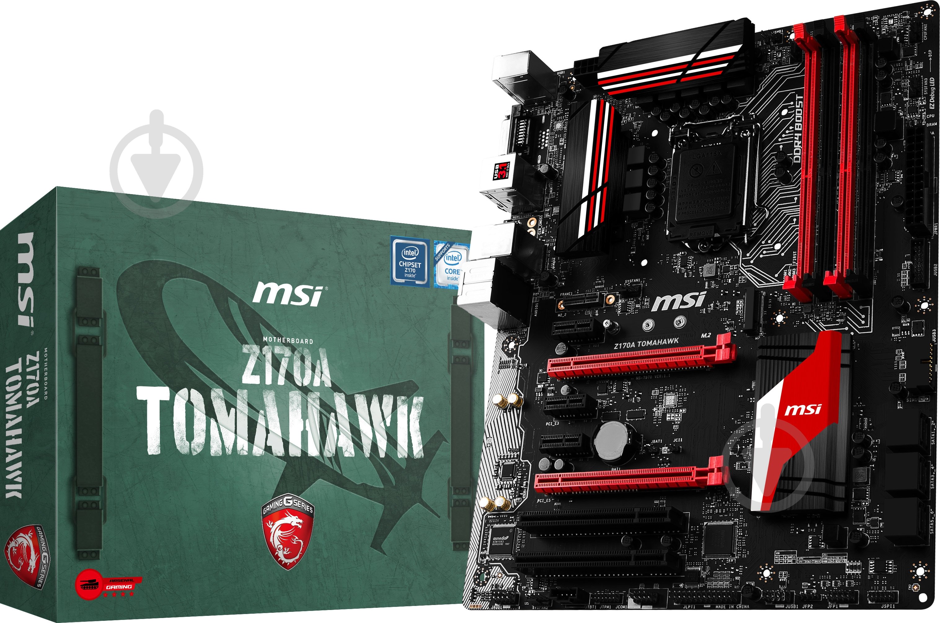 Материнская плата MSI Z170A TOMAHAWK (Socket 1151, Intel Z170, ATX) - фото 6
