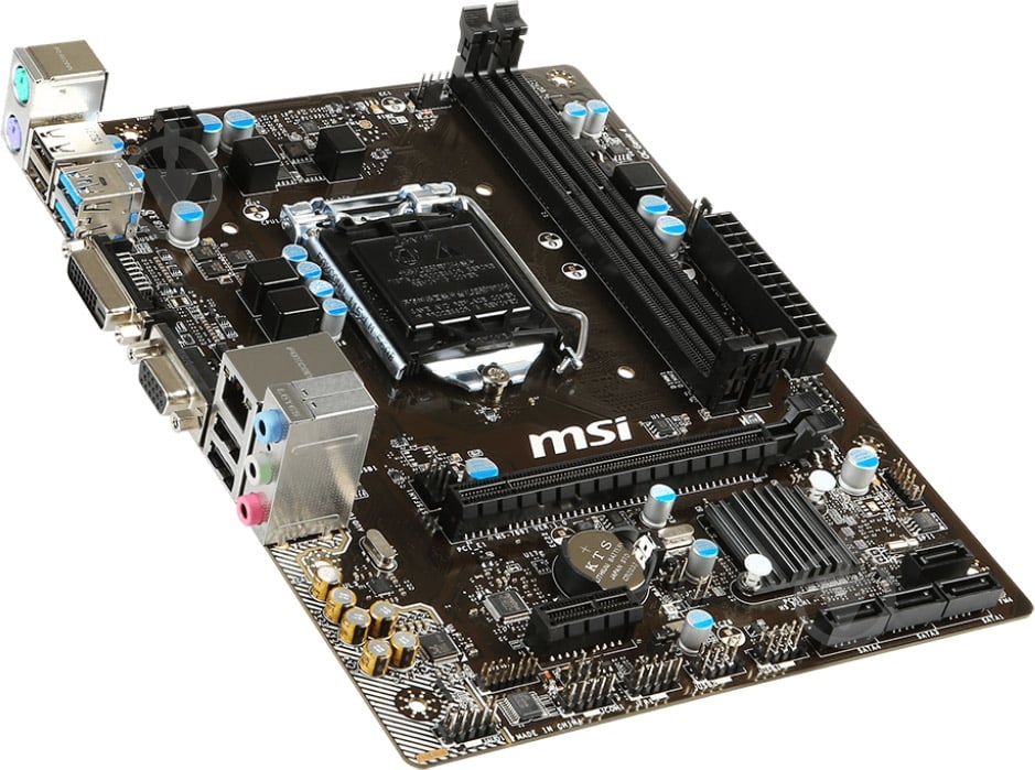 Материнская плата MSI H81M-P33 PLUS (Socket 1150, Intel H81, mirco ATX) - фото 2