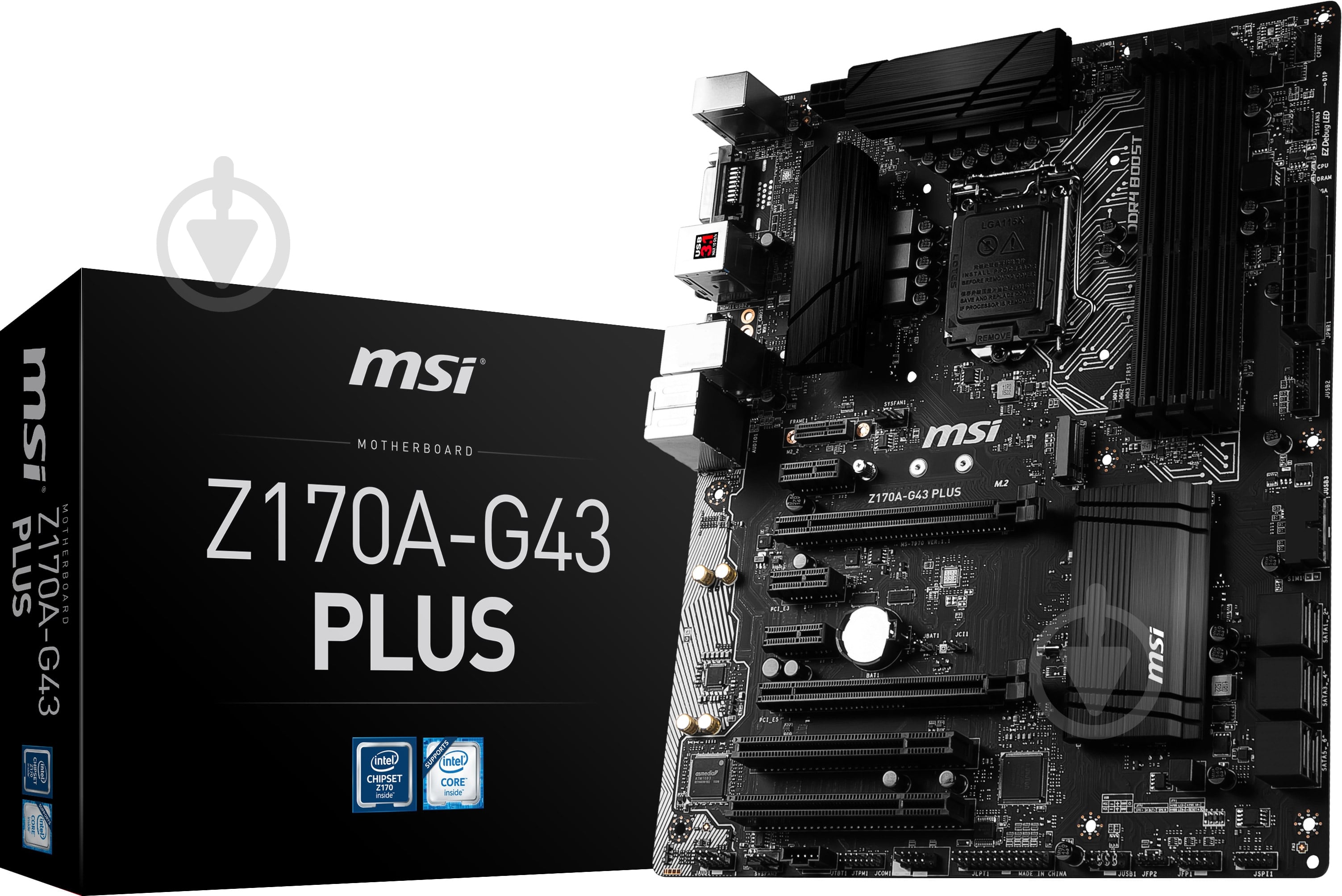 Материнская плата MSI Z170A-G43 PLUS (Socket 1151, Intel Z170, ATX) - фото 6