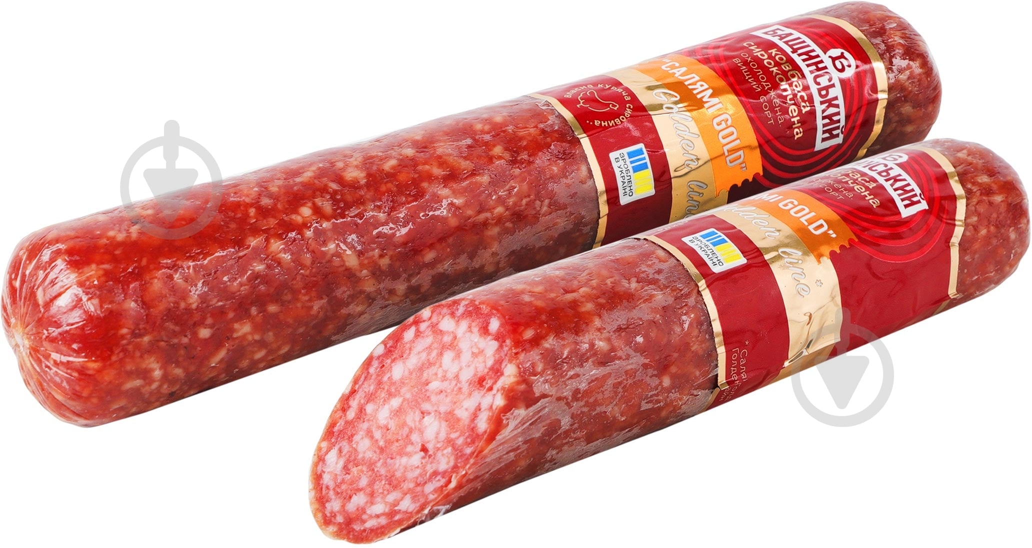 Колбаса Бащинський Салями Голд с/к в/г 270г - фото 1