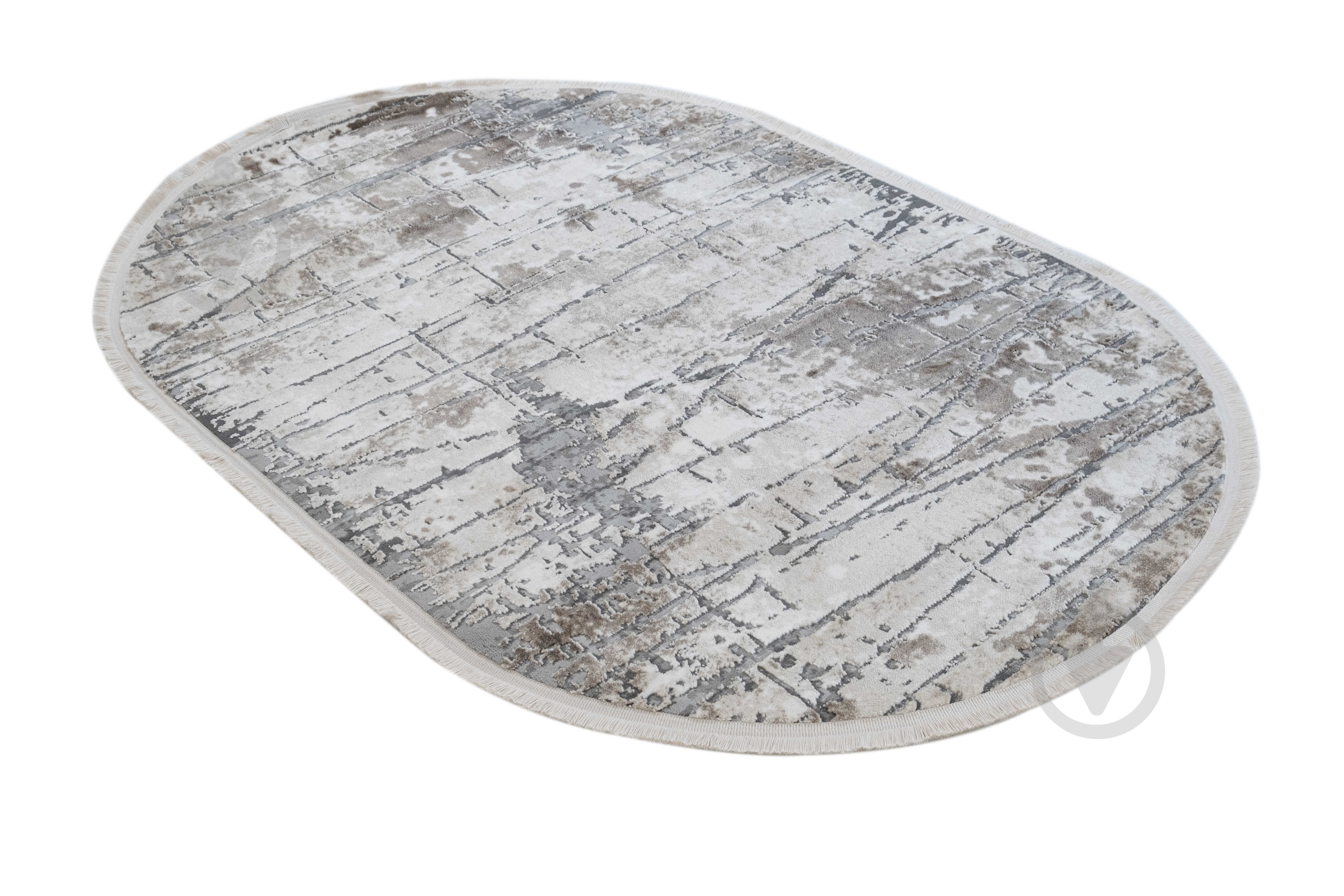 Ковер Karmen Carpet GALYA PLUS S3802A GREY/GREY 80x150 см O - фото 3