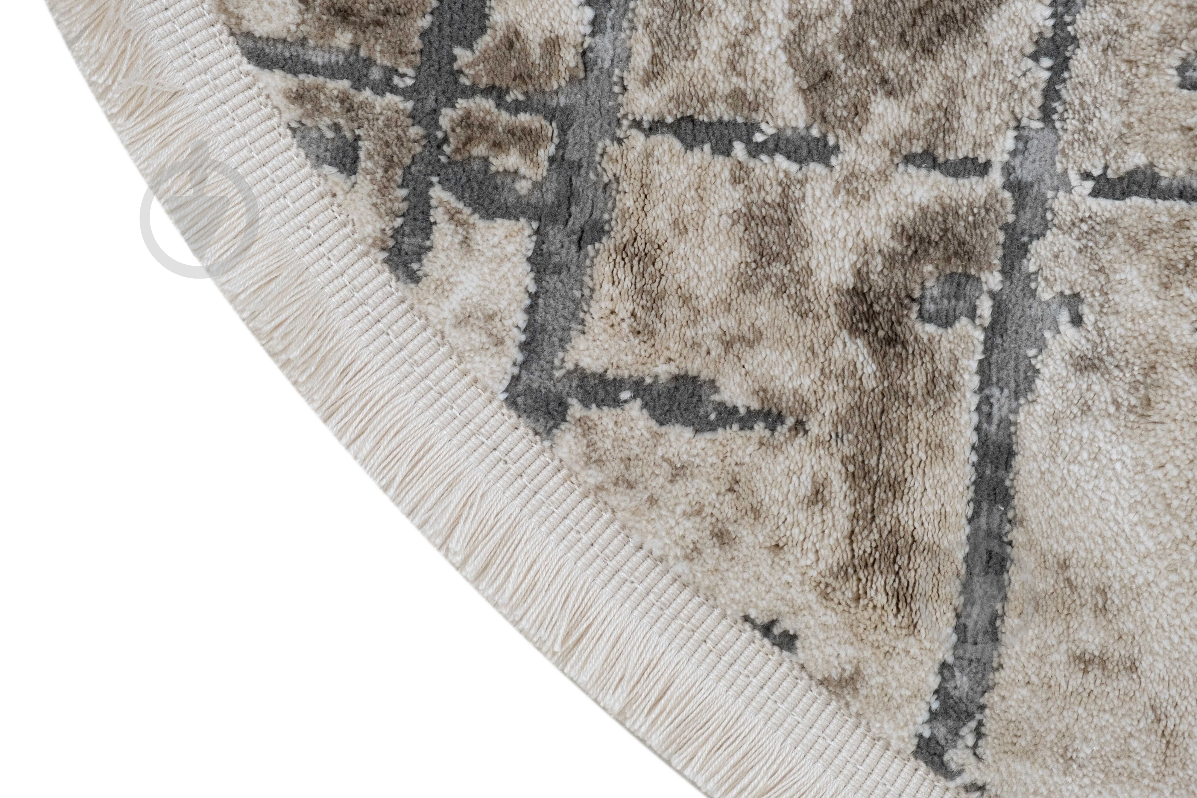 Ковер Karmen Carpet GALYA PLUS S3802A GREY/GREY 80x150 см O - фото 4