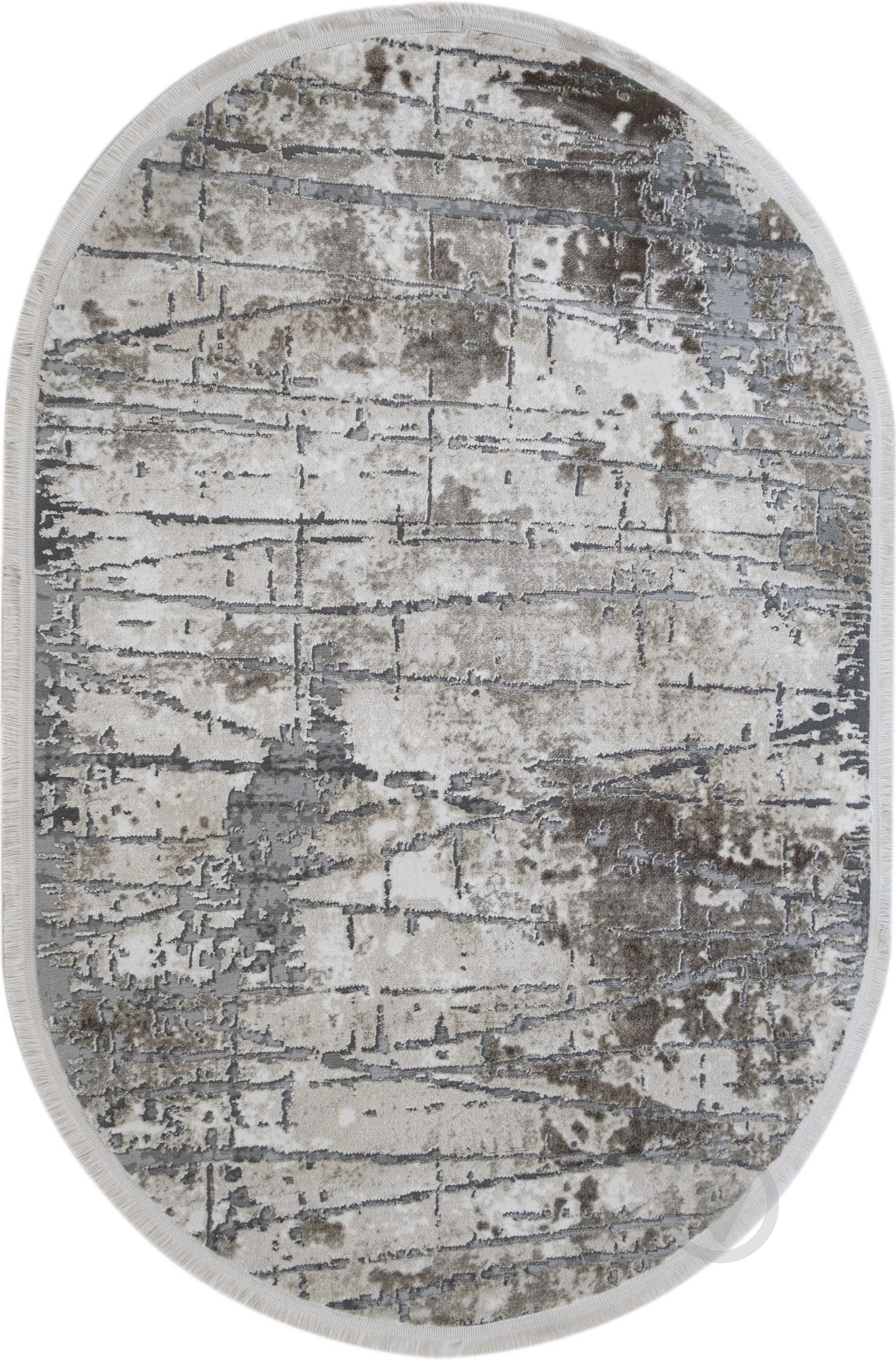 Ковер Karmen Carpet GALYA PLUS S3802A GREY/GREY 80x150 см O - фото 1