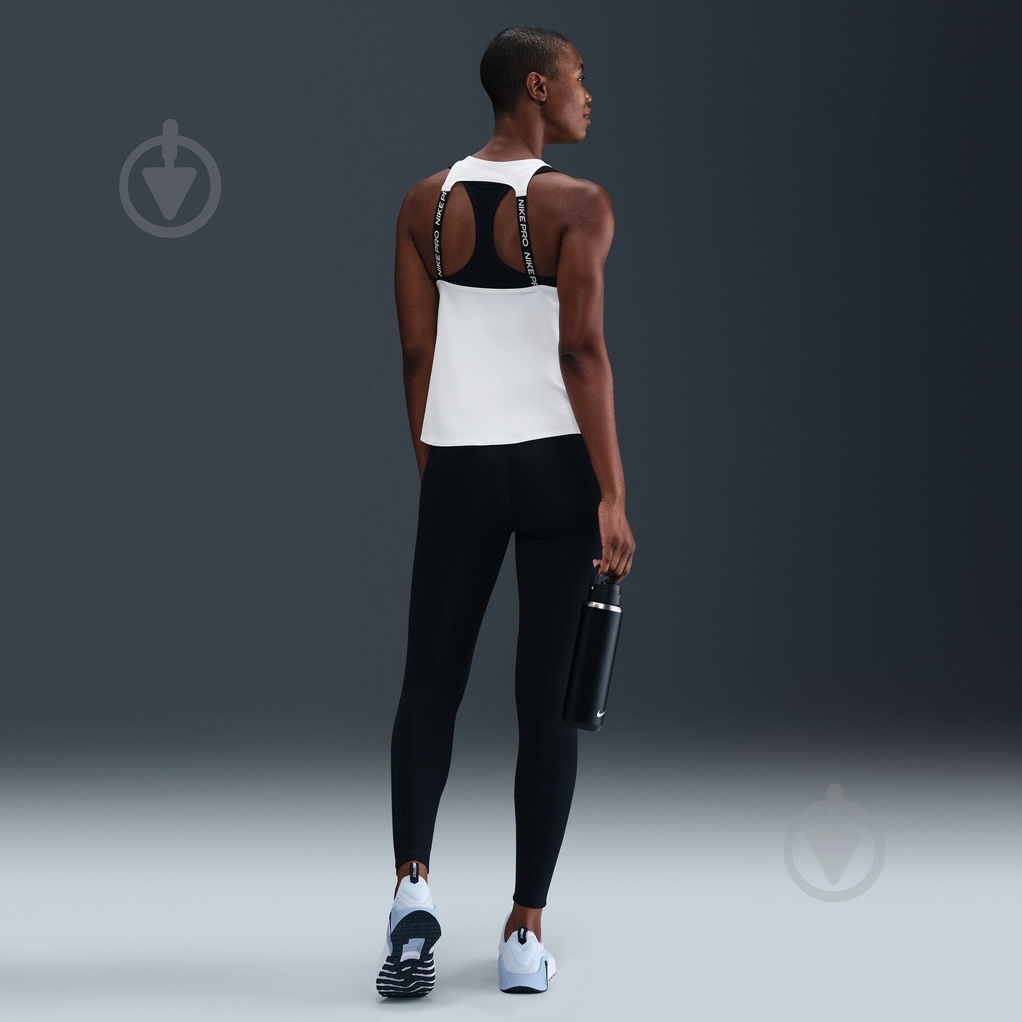 Майка Nike W NP DF TANK ELASTIKA IB9900-100 р.M белый - фото 7