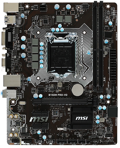 Материнская плата MSI  B150M PRO-VD - фото 2