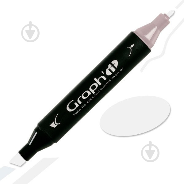 Маркер двусторонний Graph'it GI09501 нейтральный серый 1 - фото 1