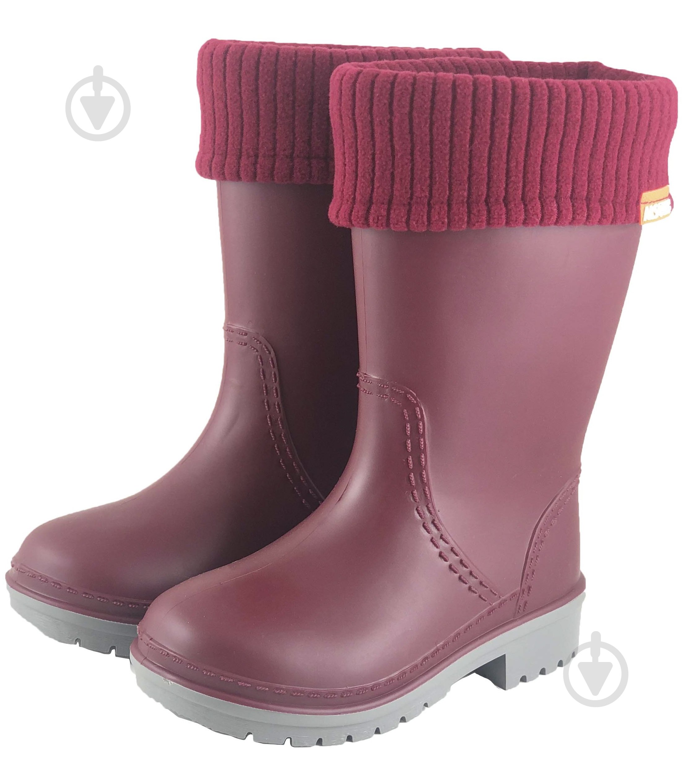 Сапоги резиновые для девочекдетские Alisa Line Win размер 30 бордовый - фото 1