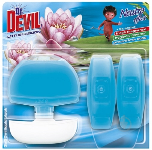 Туалетный блок Dr.Devil Лагуна Лотоса 3x55 мл - фото 1