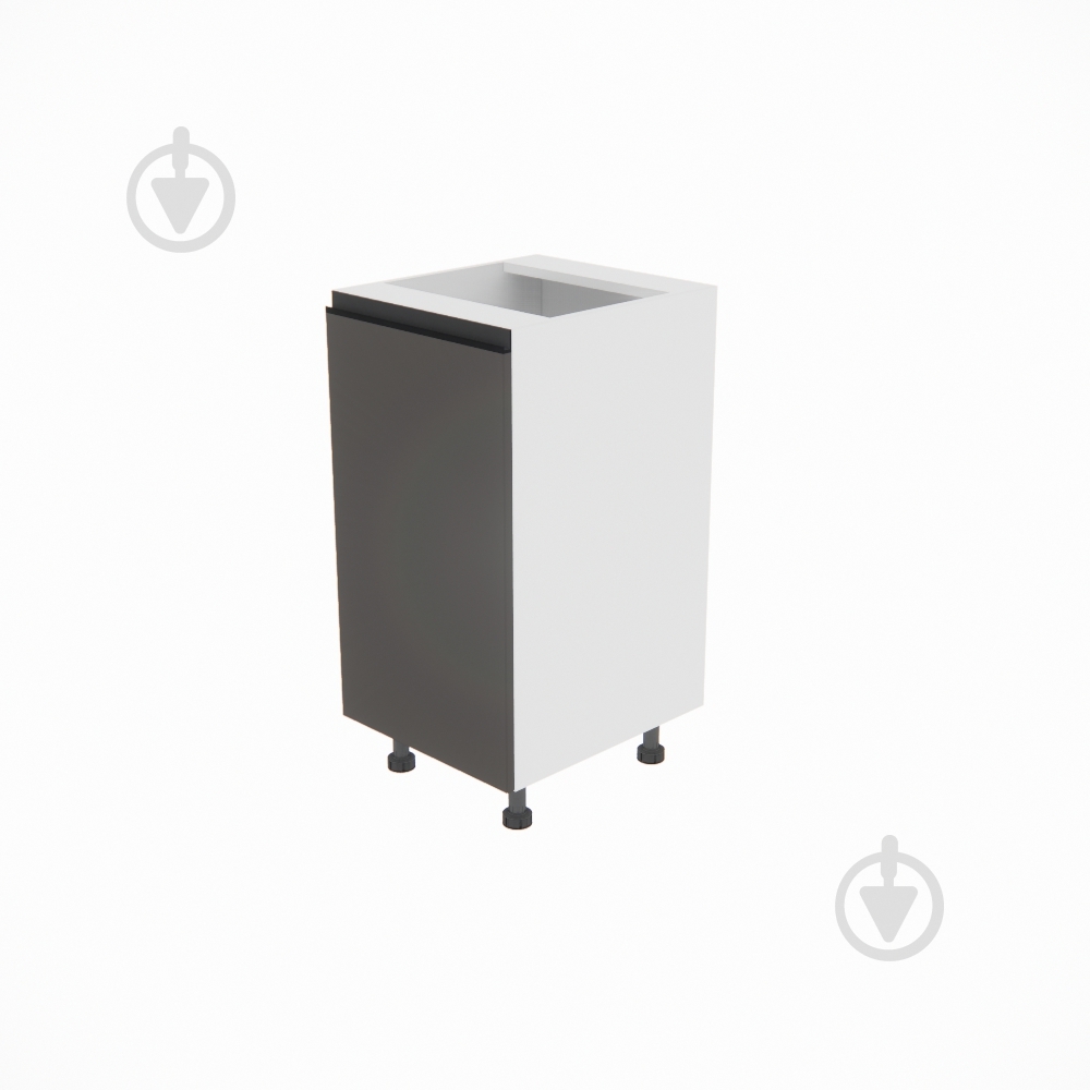 Тумба нижня Софі (Н 40 права) графіт сірий/білий Світ Меблів - фото 1 Тумба нижня Софі (Н 40 права) графіт сірий/білий Світ Меблів - фото 1