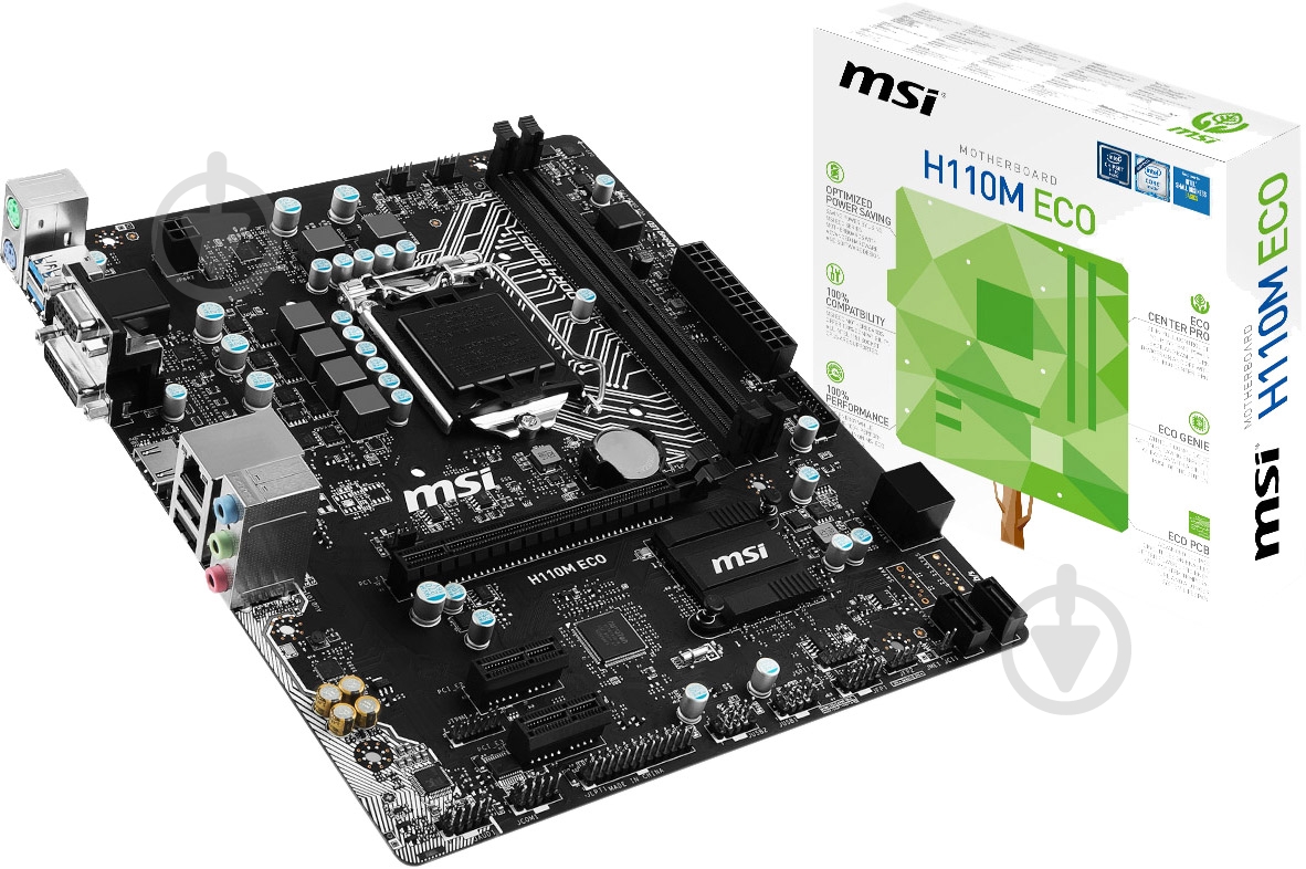 Материнская плата MSI  H110M ECO - фото 5