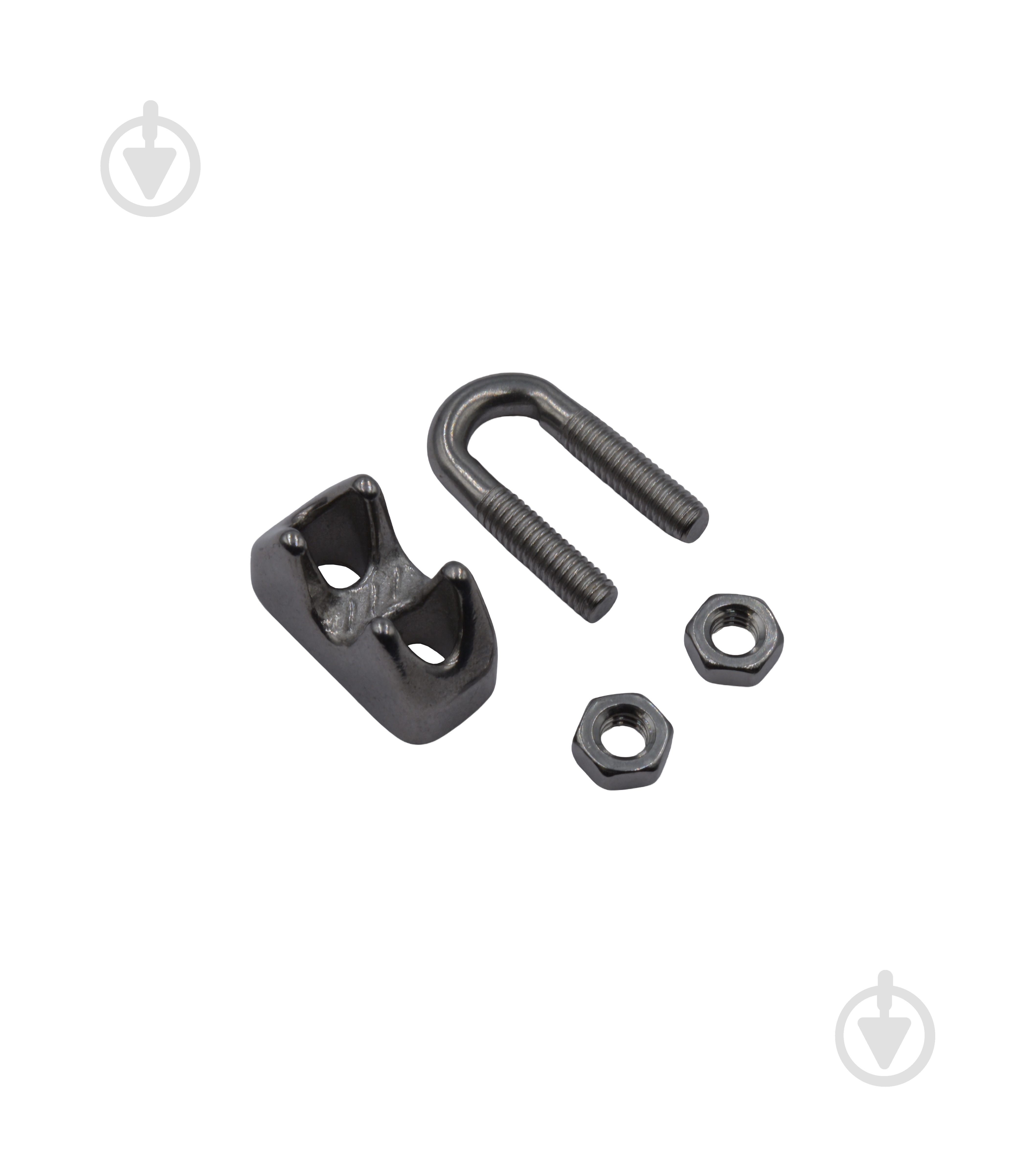 Зажим для троса дуговой нерж 4 мм - фото 2