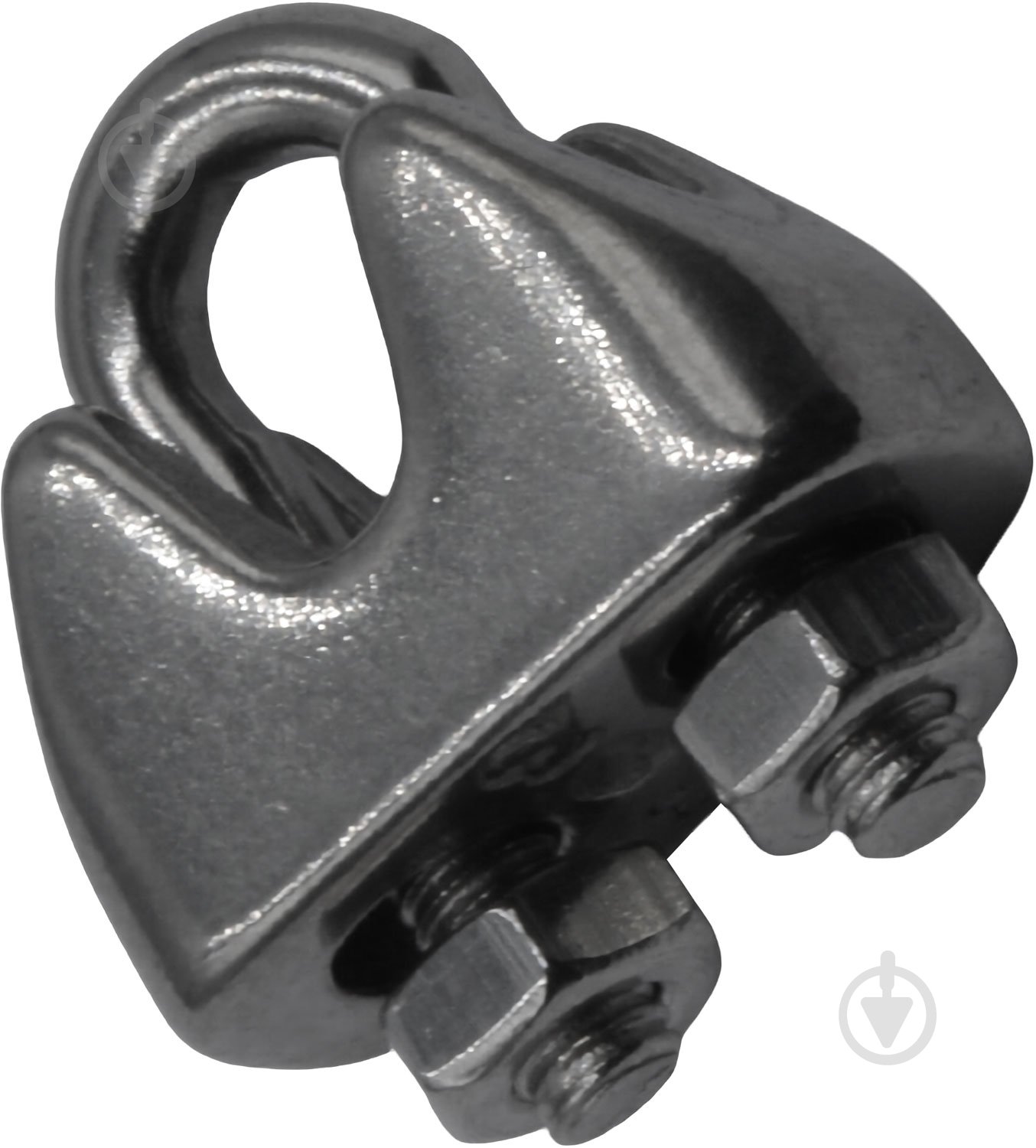 Зажим для троса дуговой нерж 4 мм - фото 1