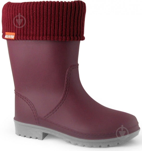 Сапоги резиновые для девочекдетские Alisa Line Win размер 36 бордовый - фото 1