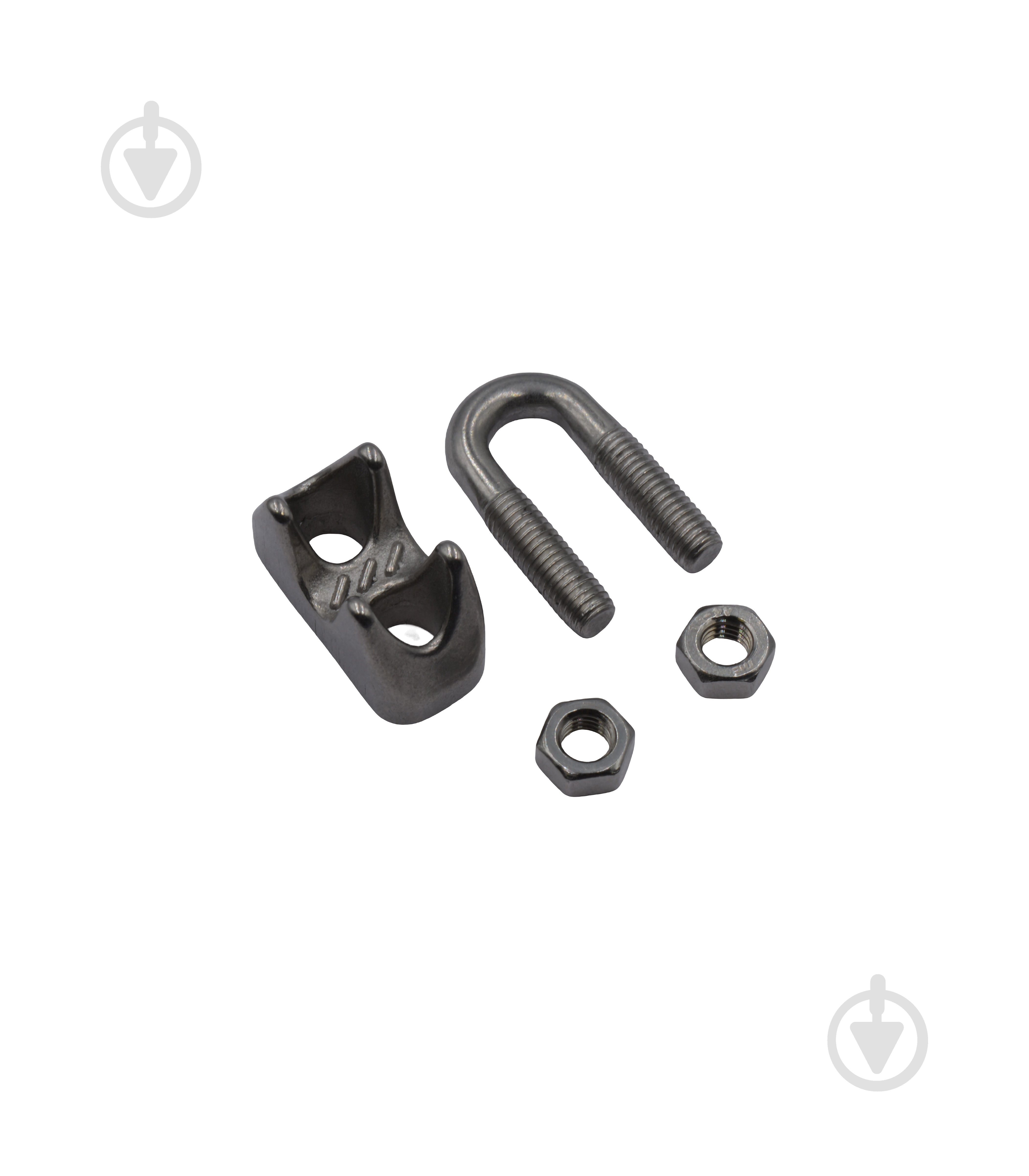 Зажим для троса дуговой нерж 5 мм - фото 2