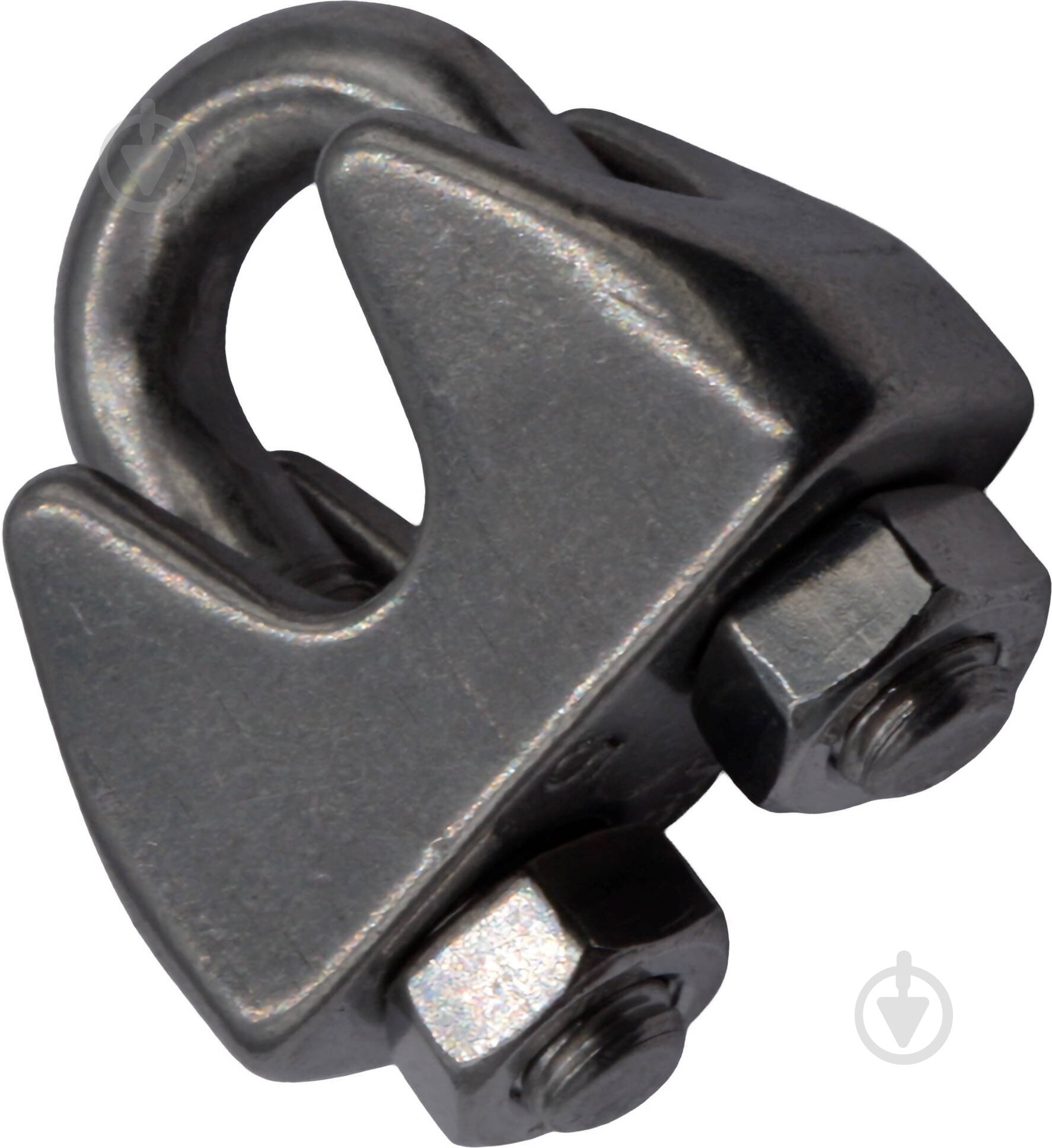 Зажим для троса дуговой нерж 5 мм - фото 1