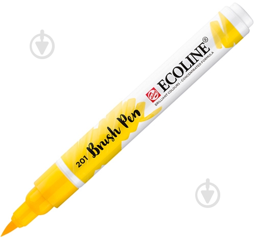 Маркер акварельный Ecoline Talens Brushpen 201 11502010 светло-желтый - фото 1