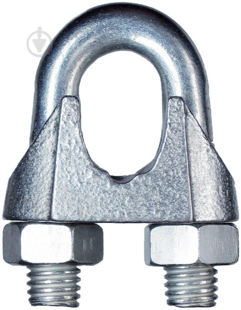 Зажим для троса дуговой нерж 6 мм - фото 1