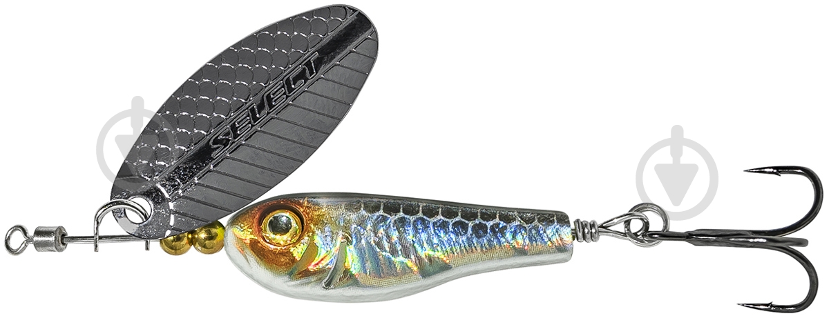 Блесна Select 7 г Heli-X №2 silver - фото 1 Блесна Select 7 г Heli-X №2 silver - фото 1