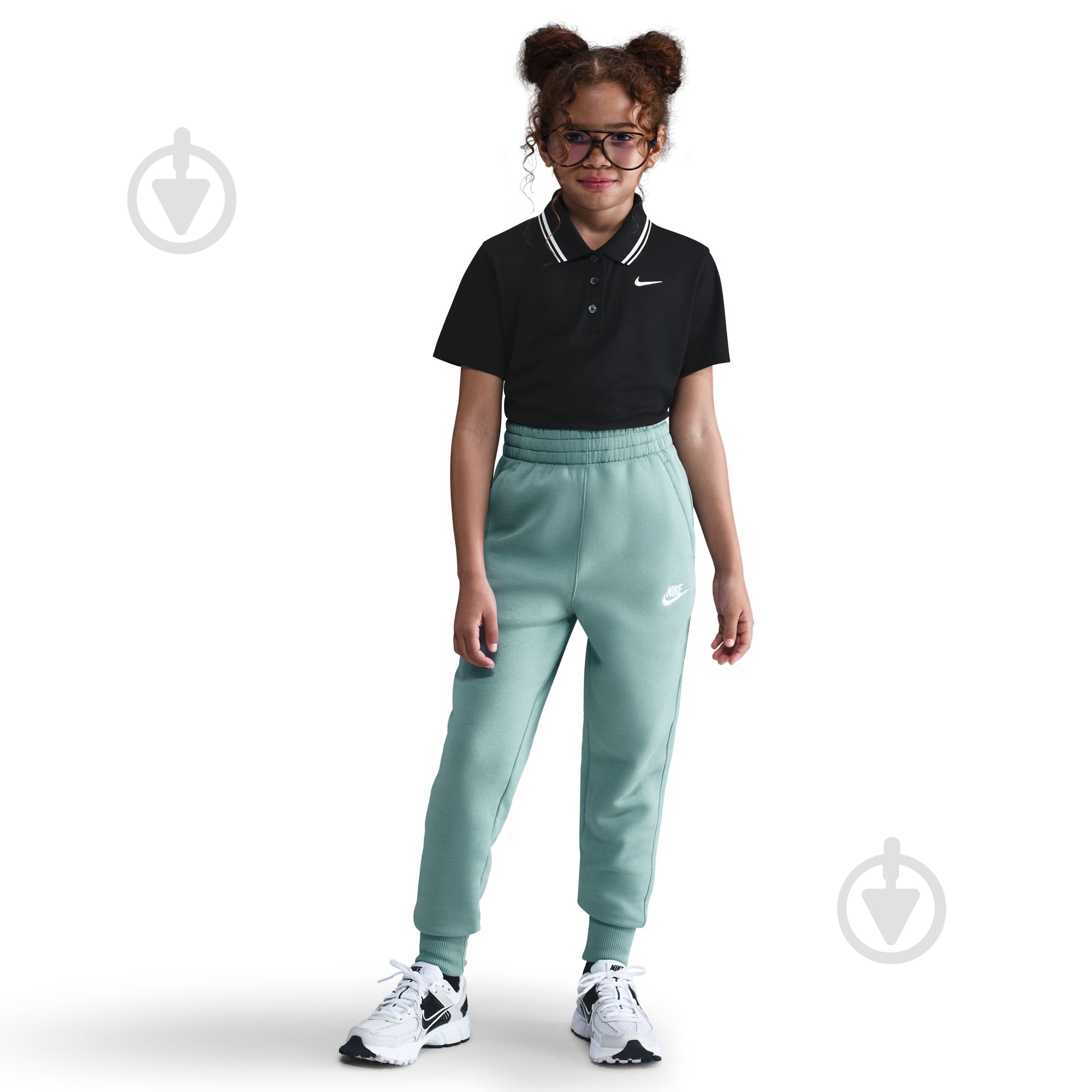 Брюки Nike G NSW CLUB FLC HR FTD PNT LBR FD2921-017 р. L зеленый - фото 2