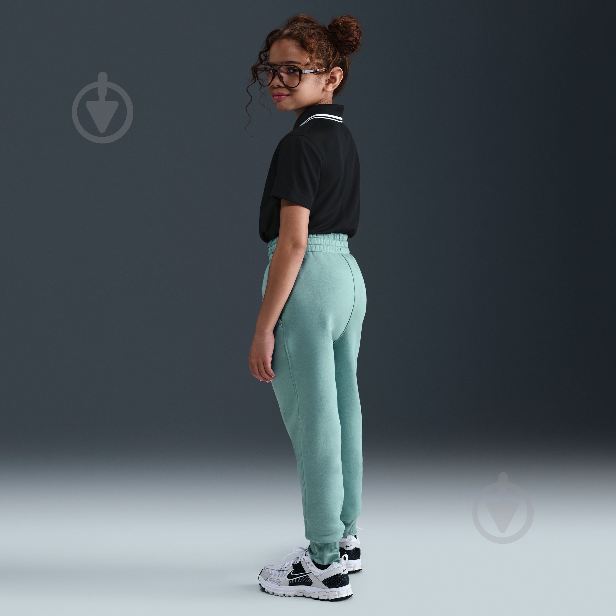 Брюки Nike G NSW CLUB FLC HR FTD PNT LBR FD2921-017 р. L зеленый - фото 7