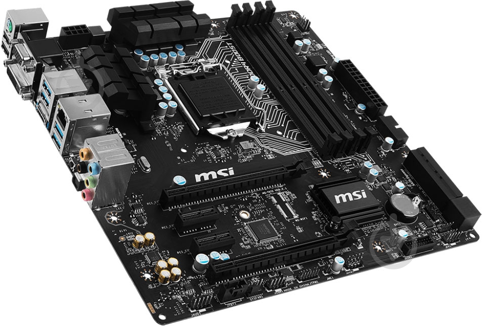 Материнская плата MSI H170M-A PRO (Socket 1151, Intel H170, mirco ATX) - фото 2 Материнская плата MSI H170M-A PRO (Socket 1151, Intel H170, mirco ATX) - фото 2
