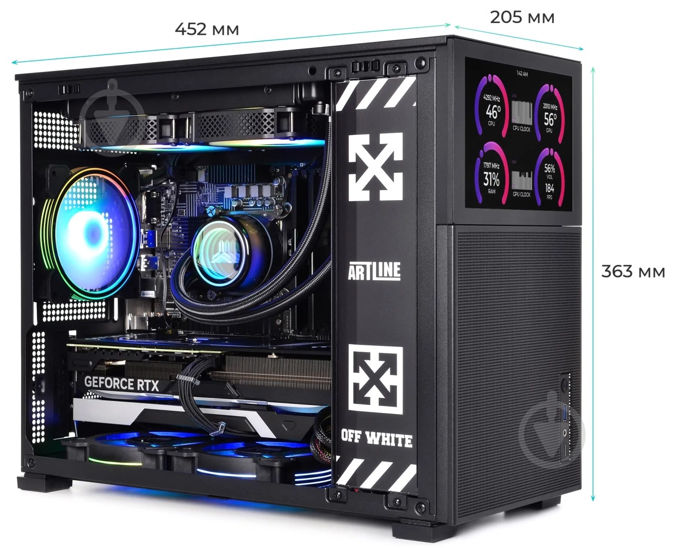 Компьютер Artline Gaming D31 (D31v28) black - фото 7