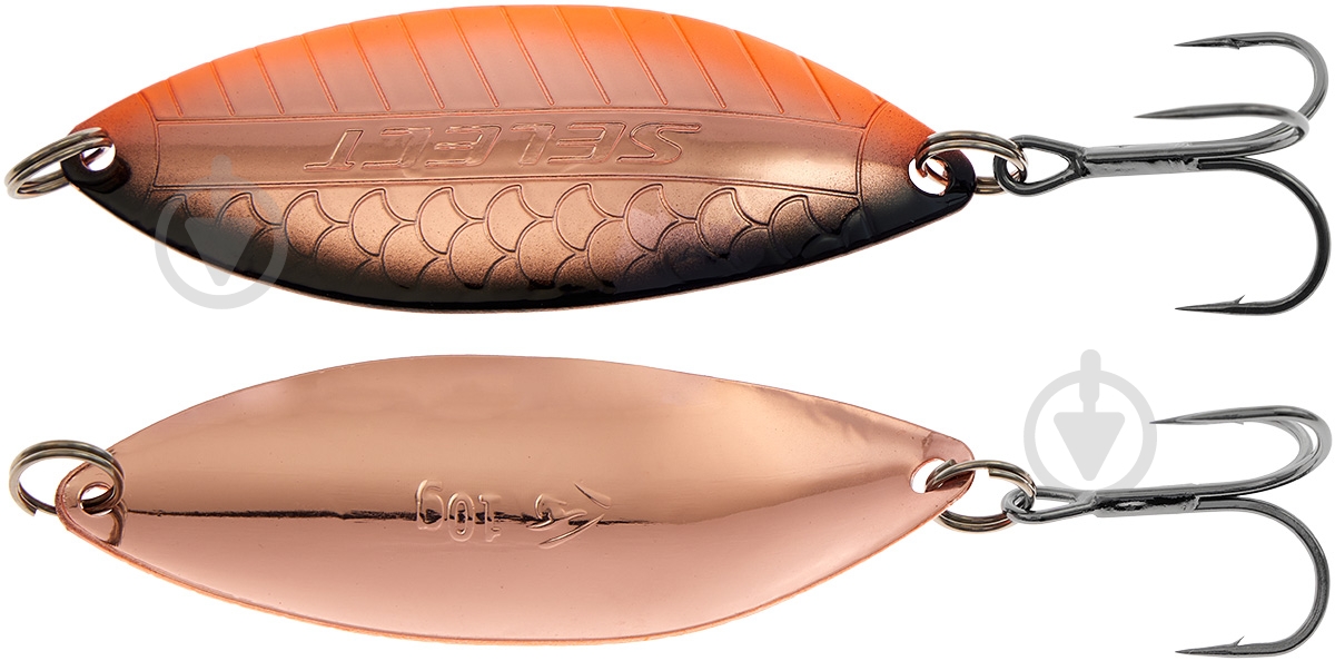 Блесна Select 10 г Solver 71 мм бронзовый - фото 1