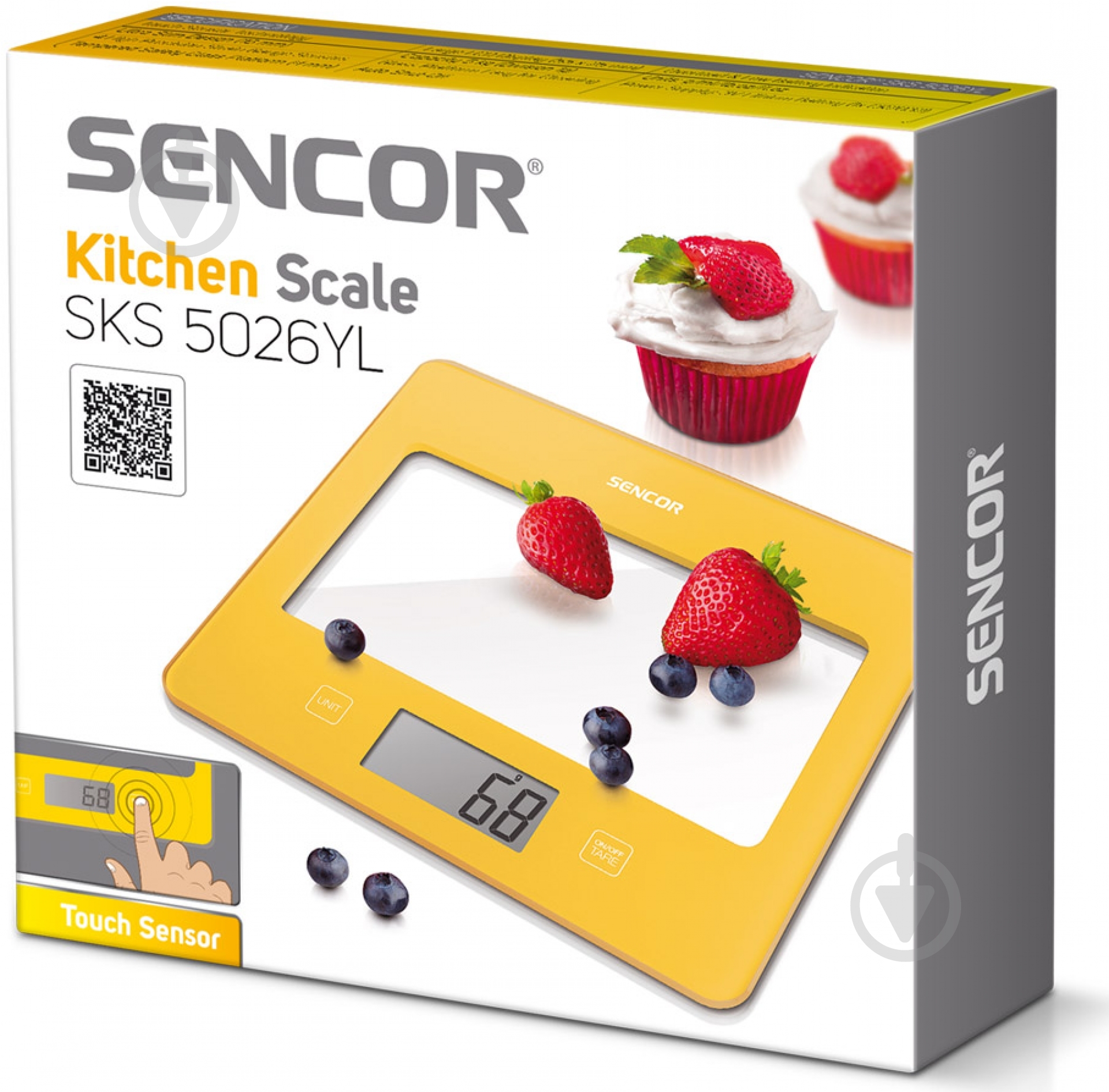 Весы кухонные Sencor SKS5026YL - фото 2 Весы кухонные Sencor SKS5026YL - фото 2