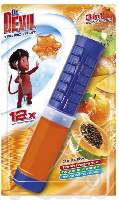 Диски туалетные Dr.Devil Тропический фрукты 75 мл - фото 1