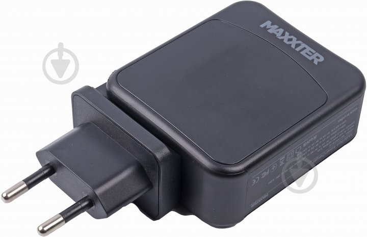Зарядное устройство Maxxter WC-PD65W-01 2x USB-C 1х USB-A - фото 1