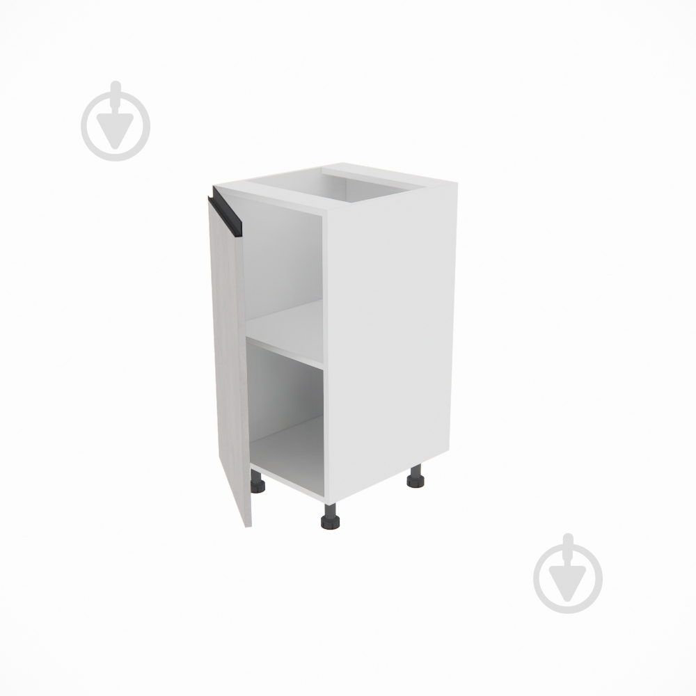 Тумба нижняя Софи (Н 40 правая) шелковый камень/белый Світ Меблів - фото 2 Тумба нижняя Софи (Н 40 правая) шелковый камень/белый Світ Меблів - фото 2