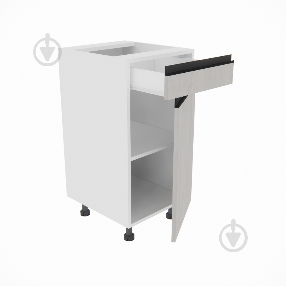 Тумба нижня Софі (Н 40 ДШ ліва) шовковий камінь/білий Світ Меблів - фото 2