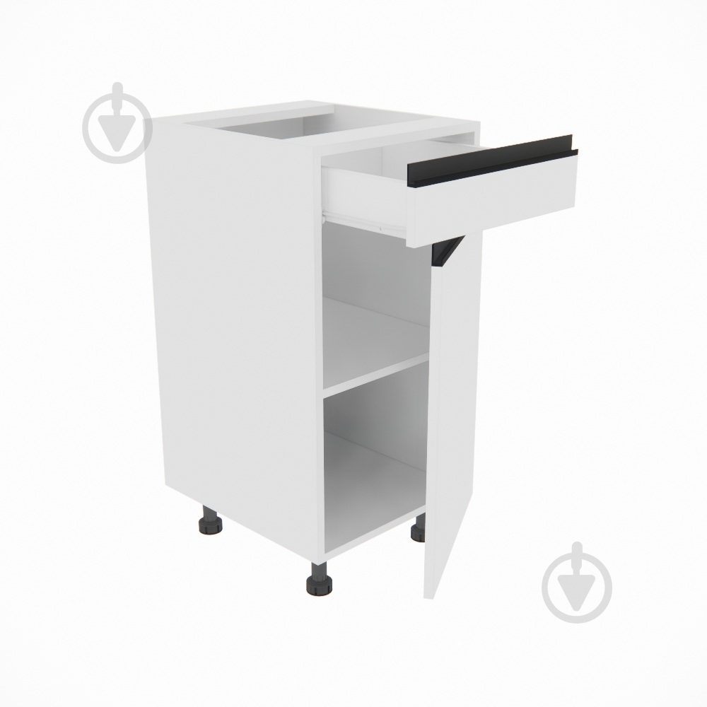 Тумба нижняя Софи (Н 40 ДШ левая) белый/белый Світ Меблів - фото 2 Тумба нижняя Софи (Н 40 ДШ левая) белый/белый Світ Меблів - фото 2