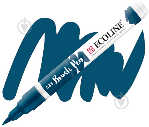 Маркер акварельный Ecoline Talens Brushpen 533 11505330 индиго - фото 1