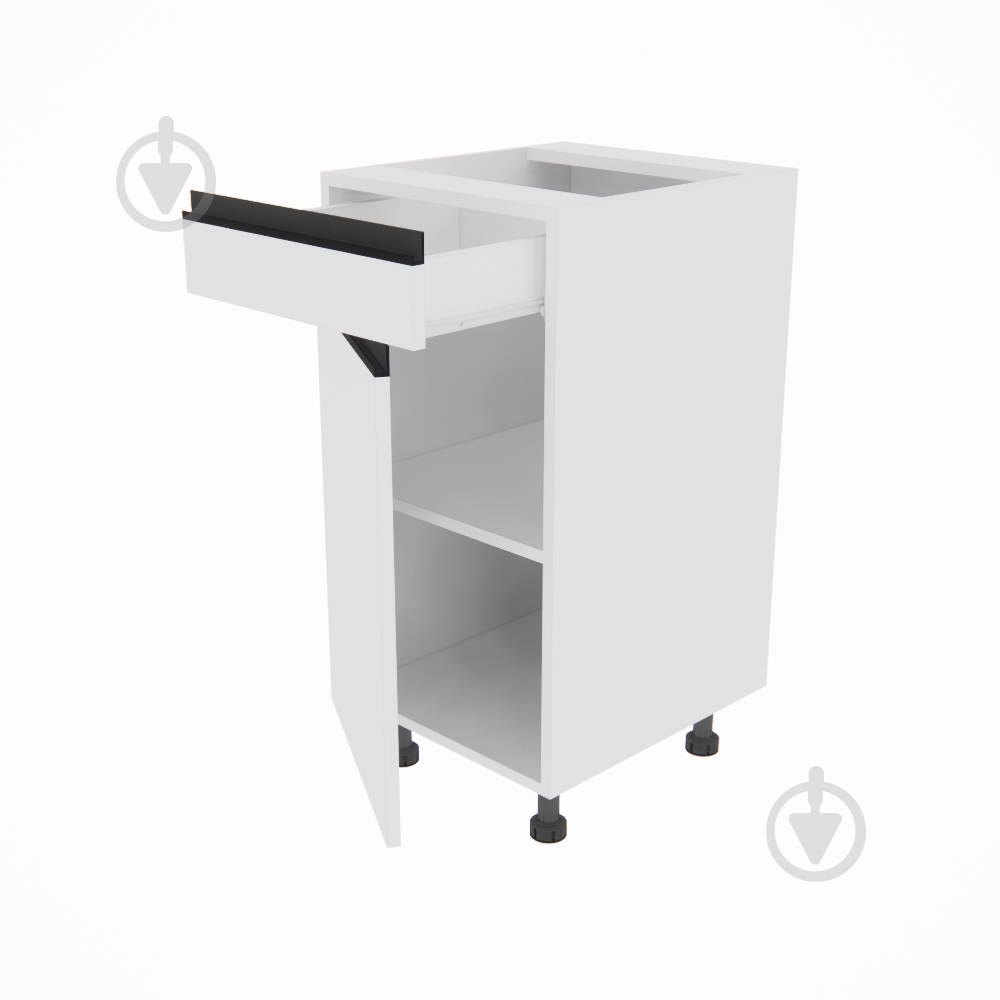 Тумба нижняя Софи (Н 40 ДШ правая) белый/белый Світ Меблів - фото 2 Тумба нижняя Софи (Н 40 ДШ правая) белый/белый Світ Меблів - фото 2