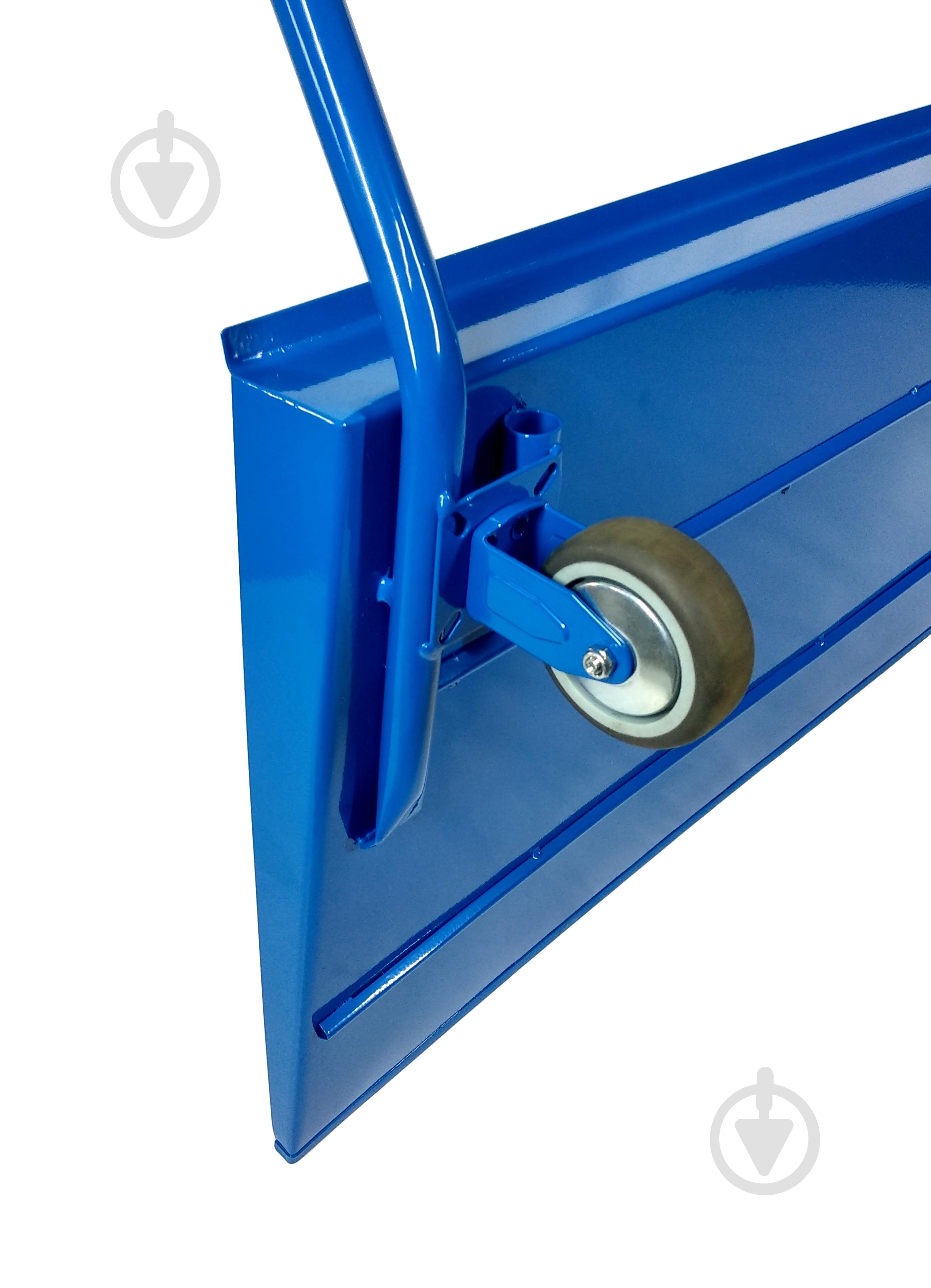 Скрепер цельная металлический на колесах XL размер ковша 930 мм - фото 3