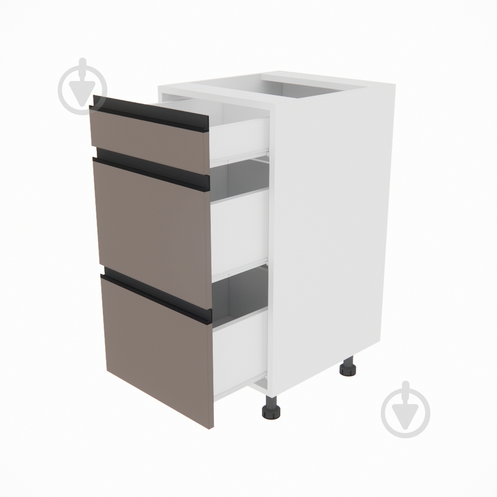 Тумба нижняя Софи (Н 40 Ш) глиняный серый/белый Світ Меблів - фото 2 Тумба нижняя Софи (Н 40 Ш) глиняный серый/белый Світ Меблів - фото 2